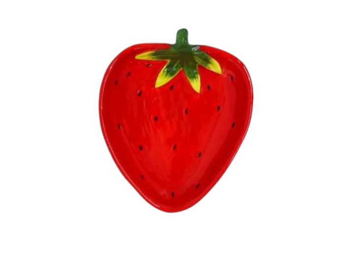 PRATO MORANGO VERMELHO 20X16X4CM