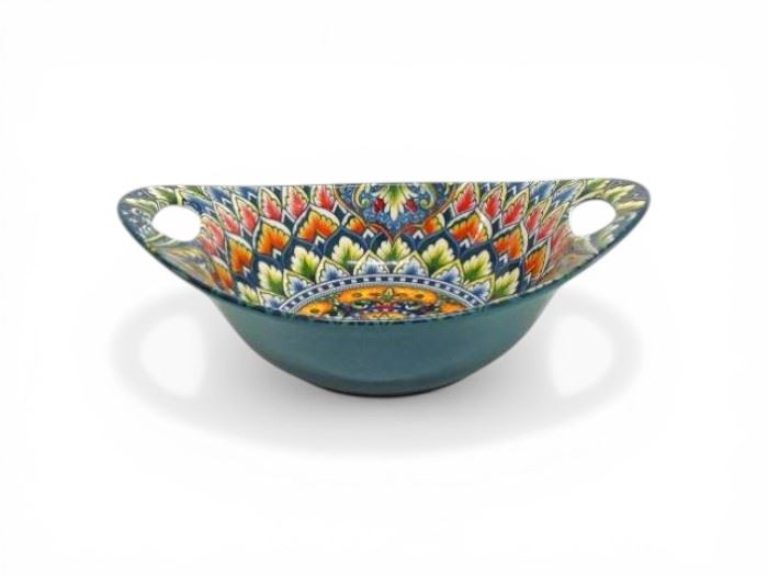 SALADEIRA OVAL COLORIDA 22X15X6CM