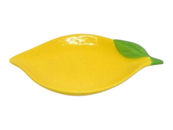 PRATO LIMAO AMARELO 22X14CM