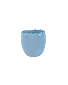 VASO OVO  AZUL CLARO  12X12X12CM