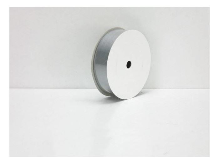 ROLO FITA ORGANZA PRATA 2,54X25M