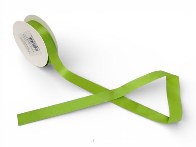 ROLO FITA CETIM 1FACE COR VERDE OLIVEIRA 25MM X 25M