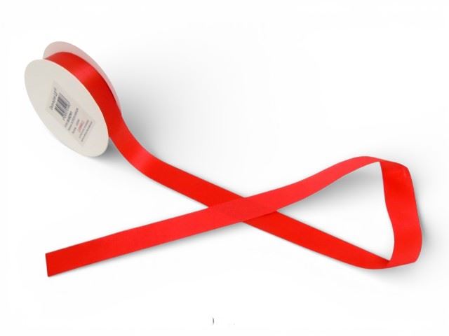 Rolo Fita Cetim Vermelho 25mmx25cm