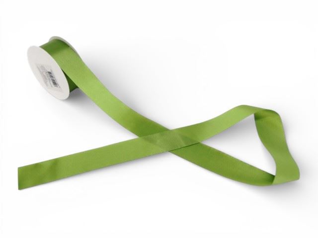 ROLO FITA CETIM 1FACE COR VERDE OLIVEIRA 40MM X 25M