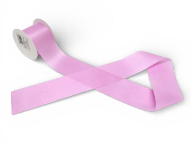 ROLO FITA CETIM 1FACE COR ROSA CLARO 70MM X 15M