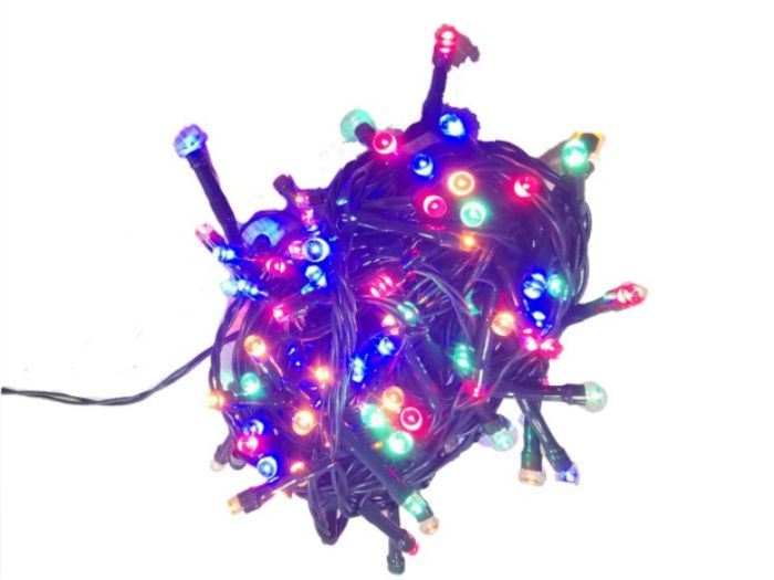 Iluminação Natal  C/120 Leds Multicor