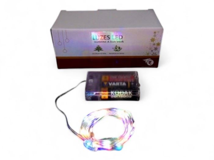 ILUMINAÇAO NATAL C/50LUZES LED MULTI-COR 5,2M