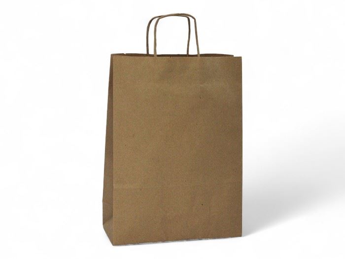 SACOS KRAFT LISO TAM.S 24+10x32 cm