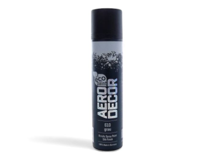 FRASCO TINTA SPRAY 400ML CINZA