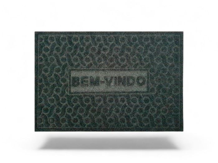 TAPETE PORTA PP ML RECT  40x60cm PRETO