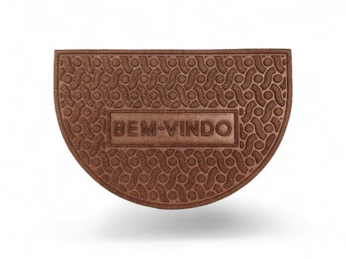 TAPETE PORTA PP ML OVAL  40x60cm CAST.