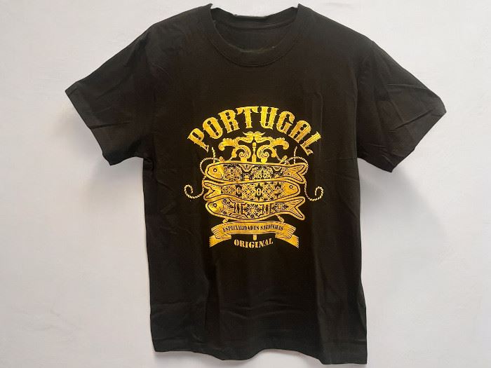 T-SHIRT PORTUGAL PRETA