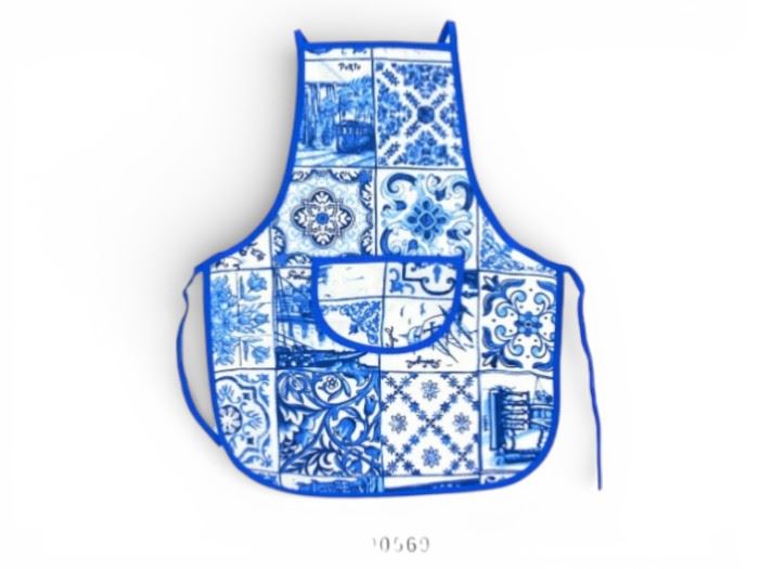 AVENTAL CRIANÇA COR AZULEJOS 30X40CM
