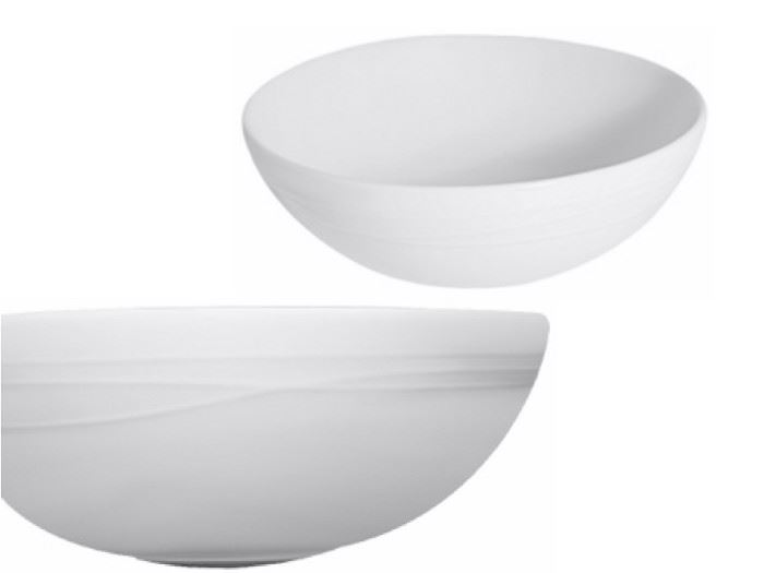 TAÇA CEREAIS PORC. BR 16CM  SPAL (2ª ESCOLHA)