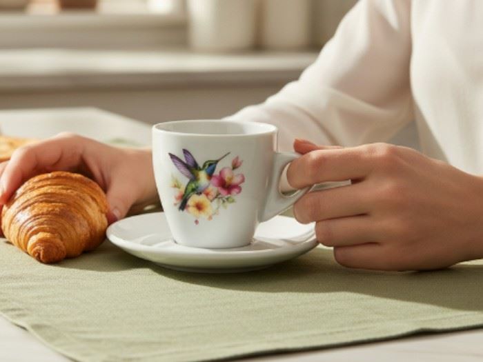 CHAVENA  C/ PIRES PORC. 220ML DECORADA SORT.