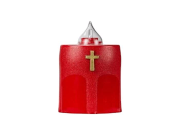 CANDEERO ELECT. OVAL VERMELHO 10X8CM 300 DIAS