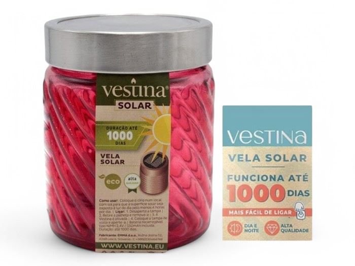 Cand. Solar Vestina Vss1 1000 Dias 12,5x10cm