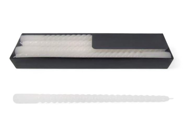 PACK 8 VELAS ESPIRAL BRANCA 2,2X30CM