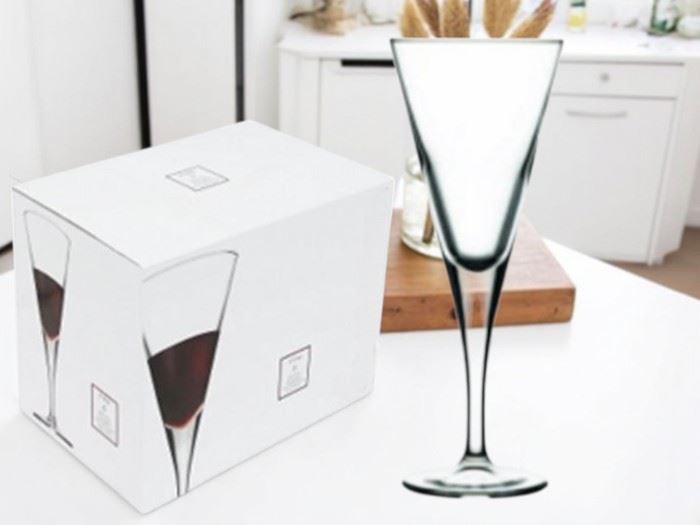 J. 6 CALICES 20,8CL VIDRO  V-LINE