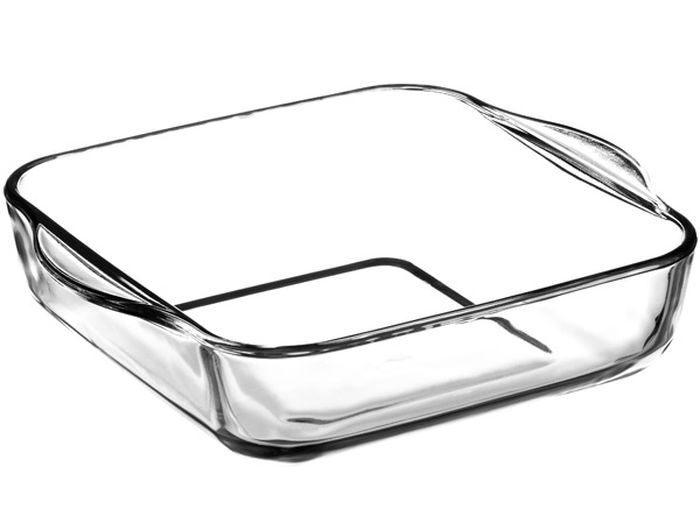 ASSADEIRA BORCAM QUAD. 22X22CM 2000ML