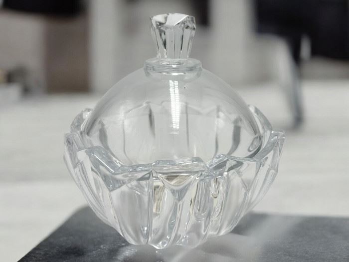 BOMBONEIRA VIDRO 11,5CM PRINCESS  000S