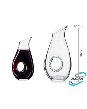 DECANTER C/ BURACO 16X11X30CM