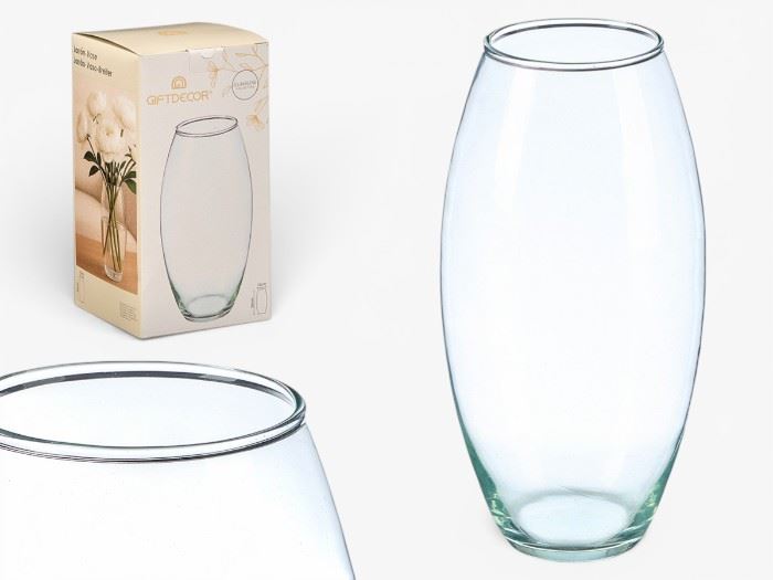 JARRA VIDRO  13 x 13 x 26 cm