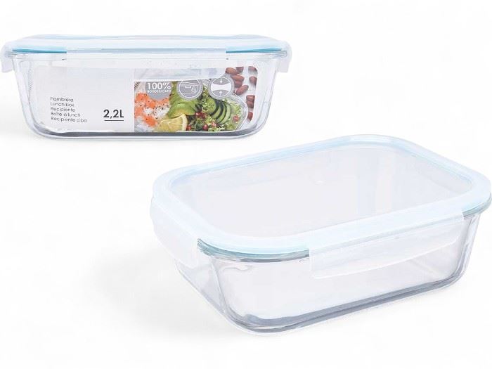 TABULEIRO VIDRO  C/ TAMPA 2260ML