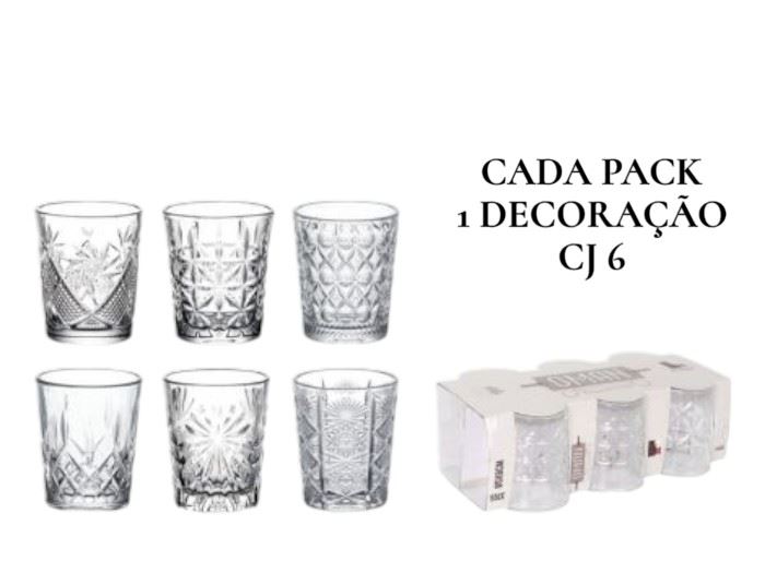 SET 6 COPOS CHUPITO SORT. 55CC OMAN  AG