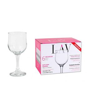 "PACK 6 COPOS VINHO TINTO 240ML "NEVAKAR´´ (NEV557FSX)
