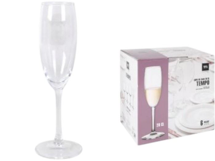 COPO CHAMPAGHE 20CL TEMPO MD