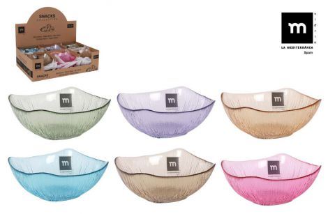 TAÇA SNACKS CORES 14X5,5CM