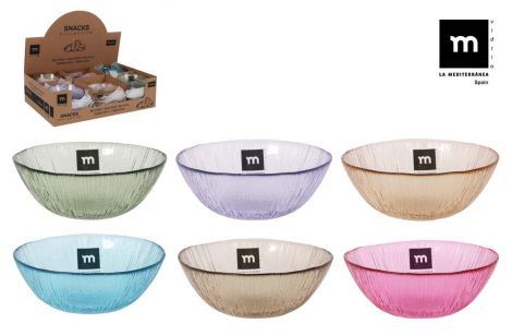 TAÇA SNACKS CORES 13X5CM