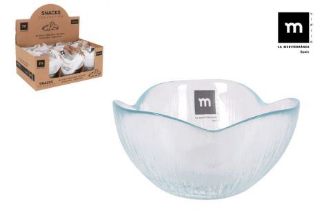 TAÇA SNACKS TRANSPARENTE 12X6CM