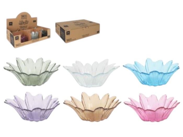 TAÇA SNACKS CORES  GERBERA 14CM