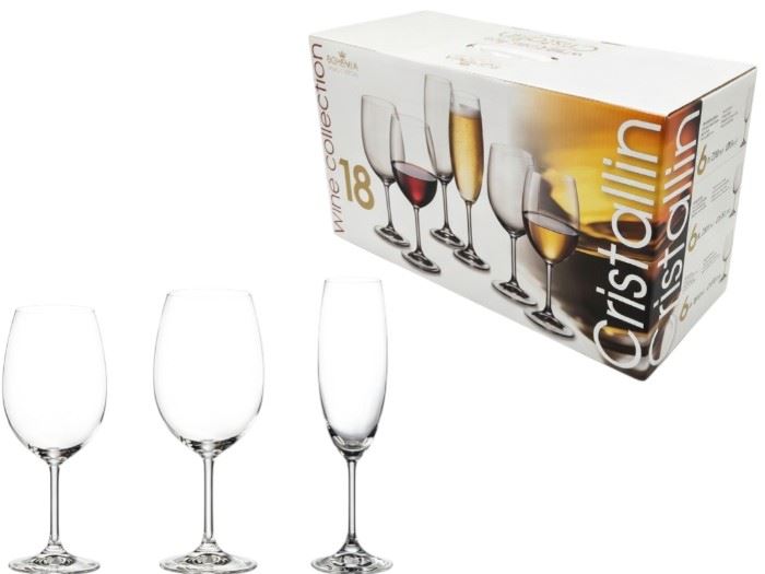 CRISTALLIN  SET 18 PCS